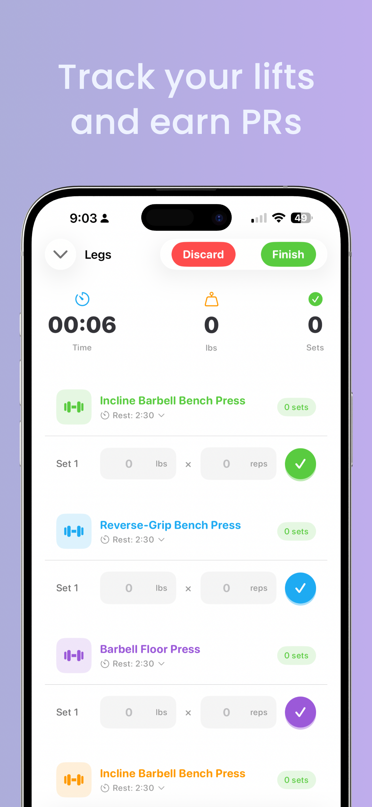 Gym Workout Planner: BrainSets screenshot 6