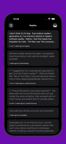 Gem for Hacker News Screenshot 9 of 9