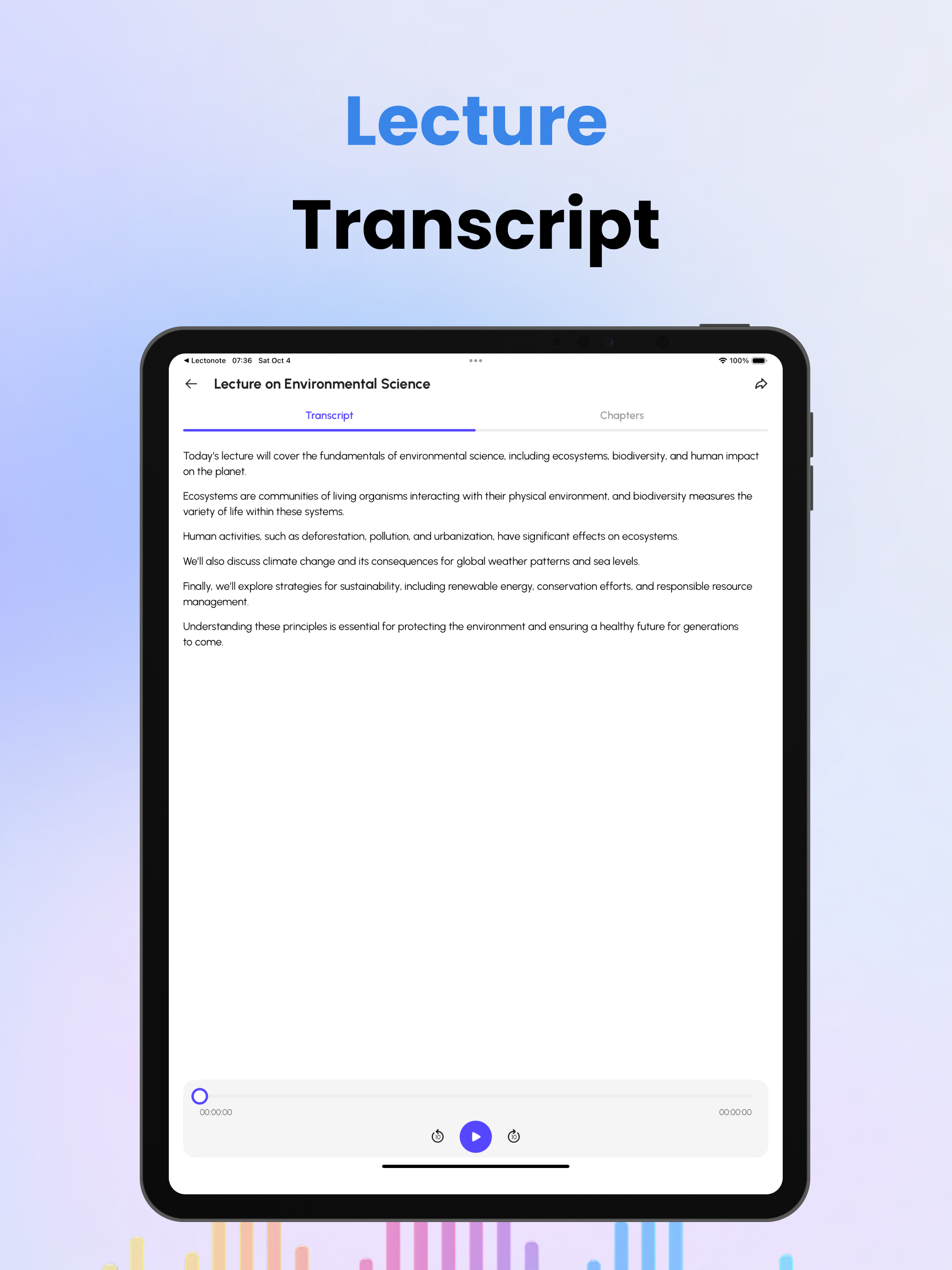 LectoNote: Class Transcription