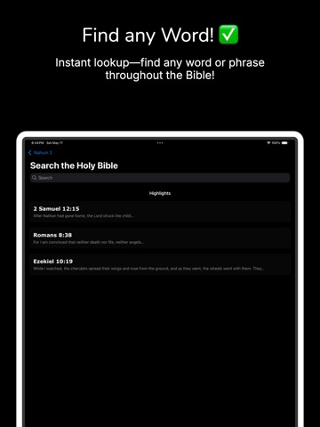BibleCompass iPad screenshot