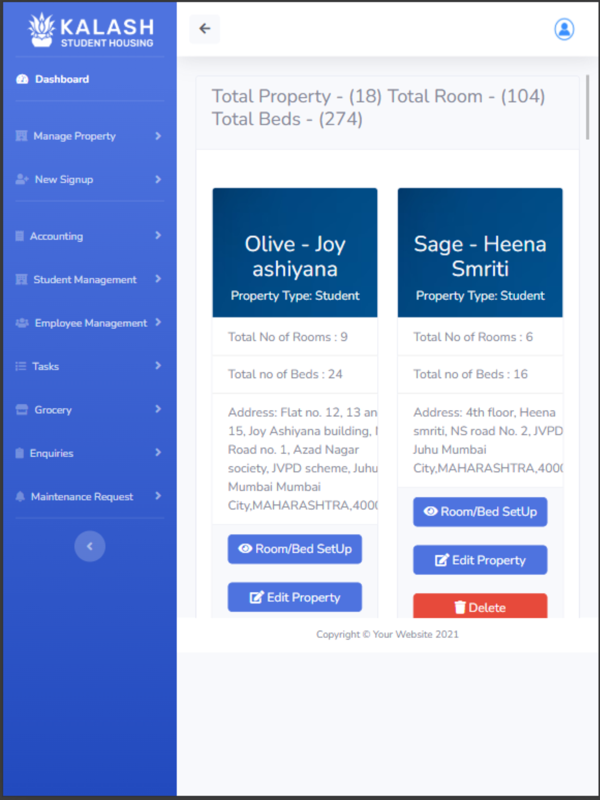 Kalash Student Housing screenshot 9