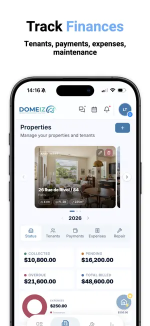 Domeiz Property Management screenshot 1