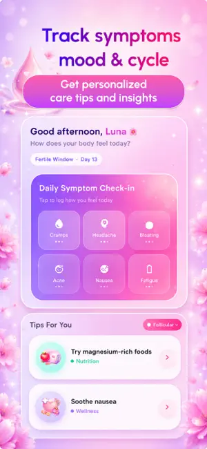 Womenia: Period Tracker & Care screenshot 4