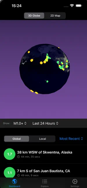 TerraQuake iPhone screenshot 2