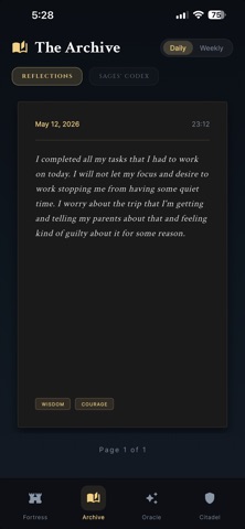 Inner Citadel: Stoic Journal Screenshot 4 of 4