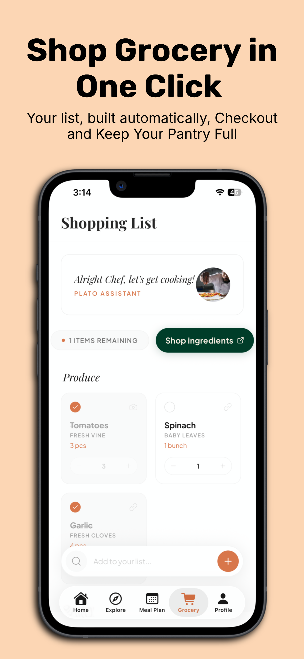PLATO: Recipes & Pantry AI screenshot 5