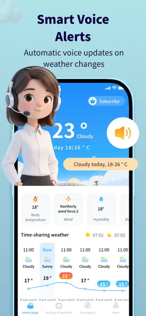 Real Time Weather Forecast iPhone screenshot 1