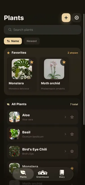 Growlog: Plant Care Diary screenshot 1