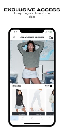 Los Angeles Apparel iPhone screenshot