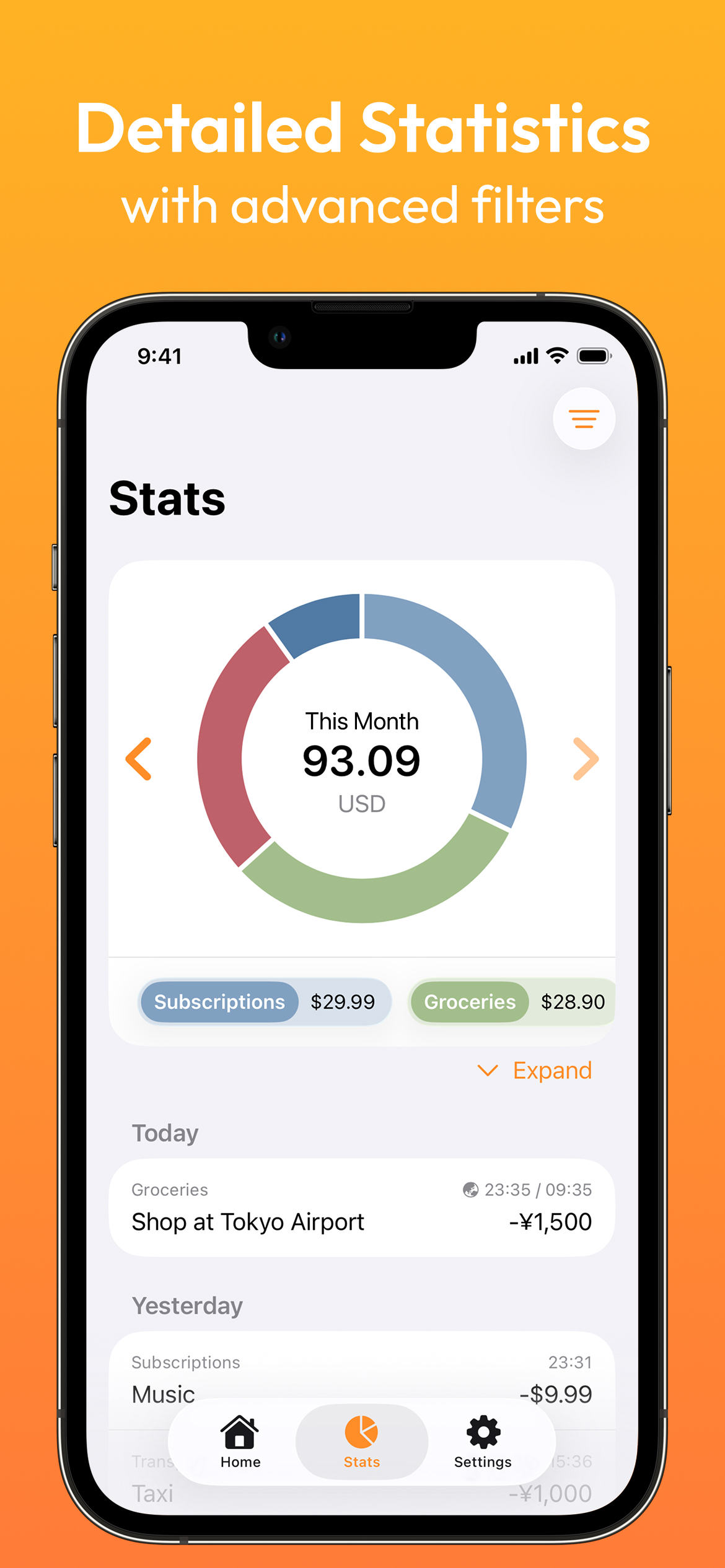 Squirrel - Expense Tracker
