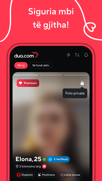 dua.com - Albanian Dating app iPhone screenshot 4 - Lifestyle app