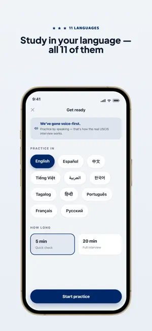 Buddy -- US Citizen Coach 2026 screenshot 4