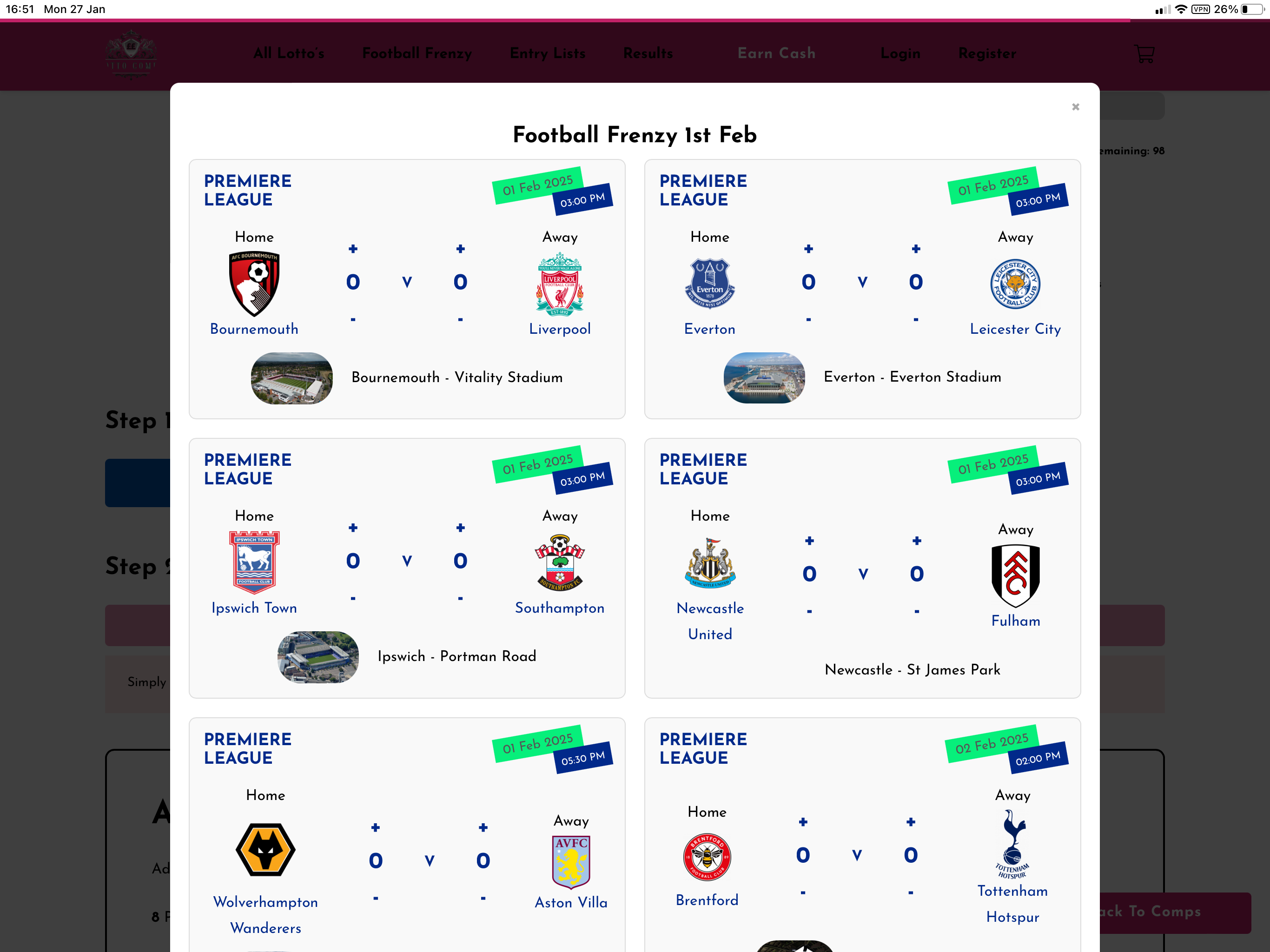 Lotto Comps screenshot 9