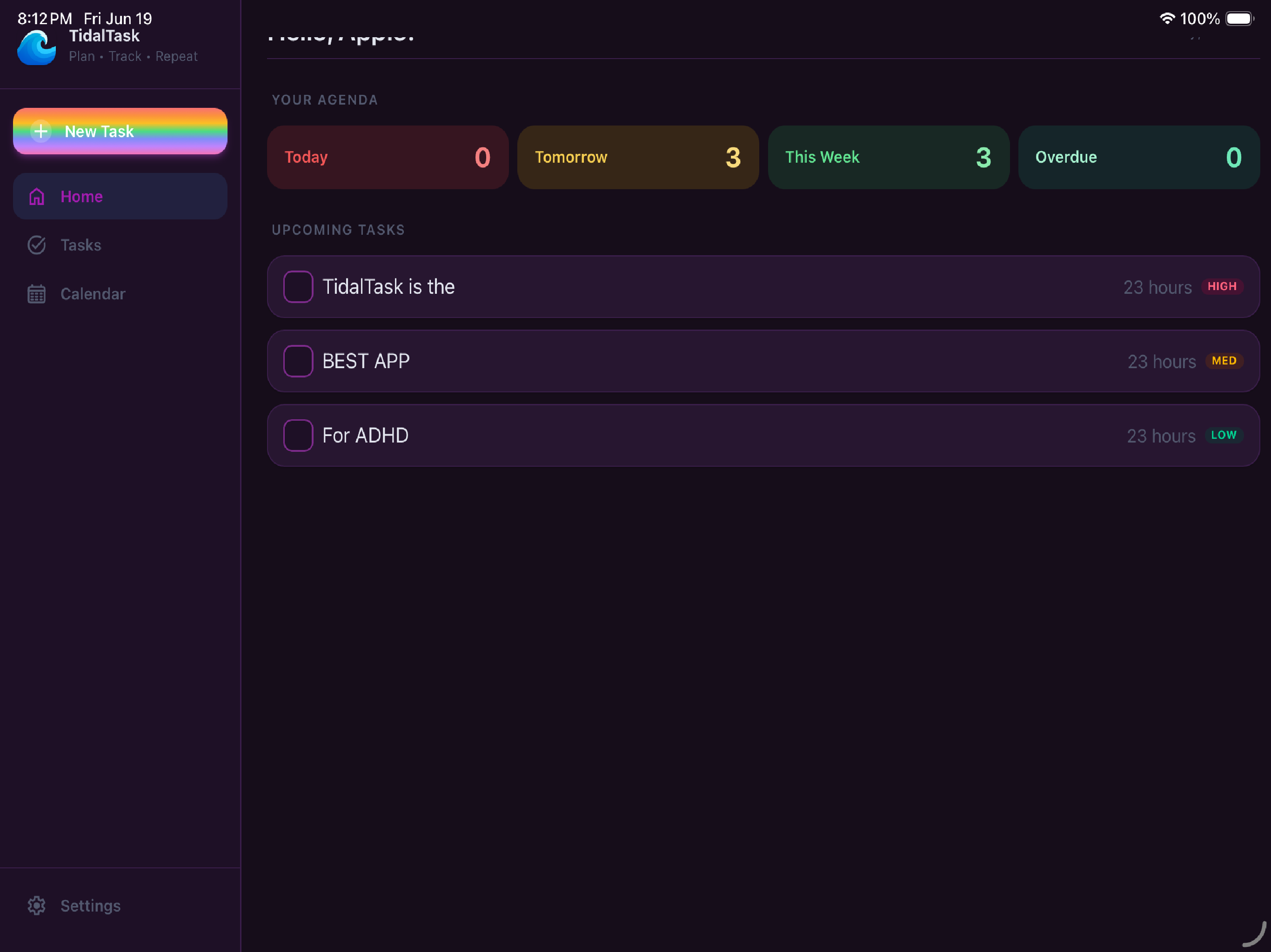 TidalTask