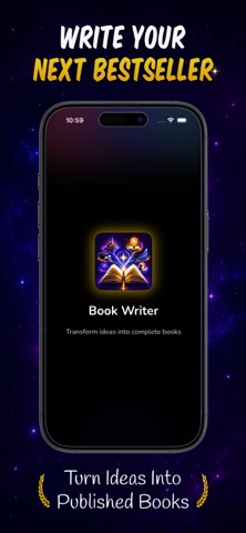 AI Book Writer & Creator iPhone screenshot