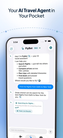 FlyTicket - AI Flight Booking Screenshot 2 of 6