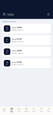 Evo Club Tênis iPhone screenshot 2