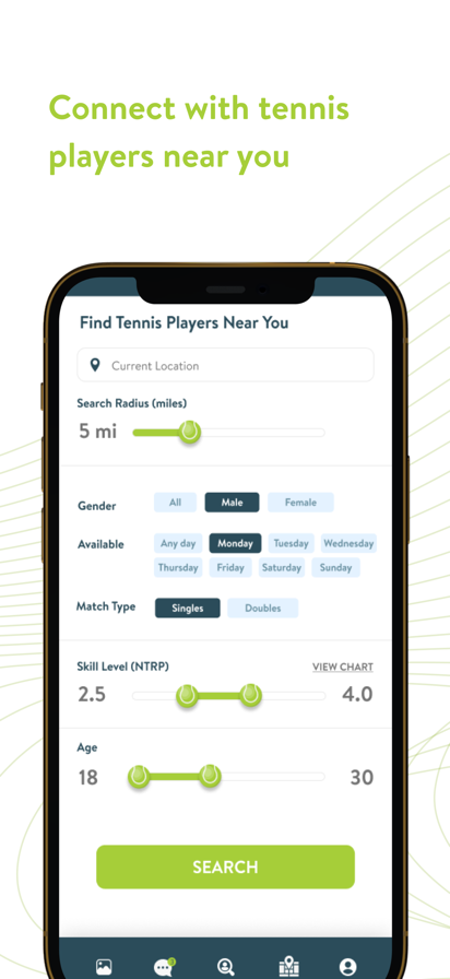 TennisPAL: Find Players Nearby Screenshots