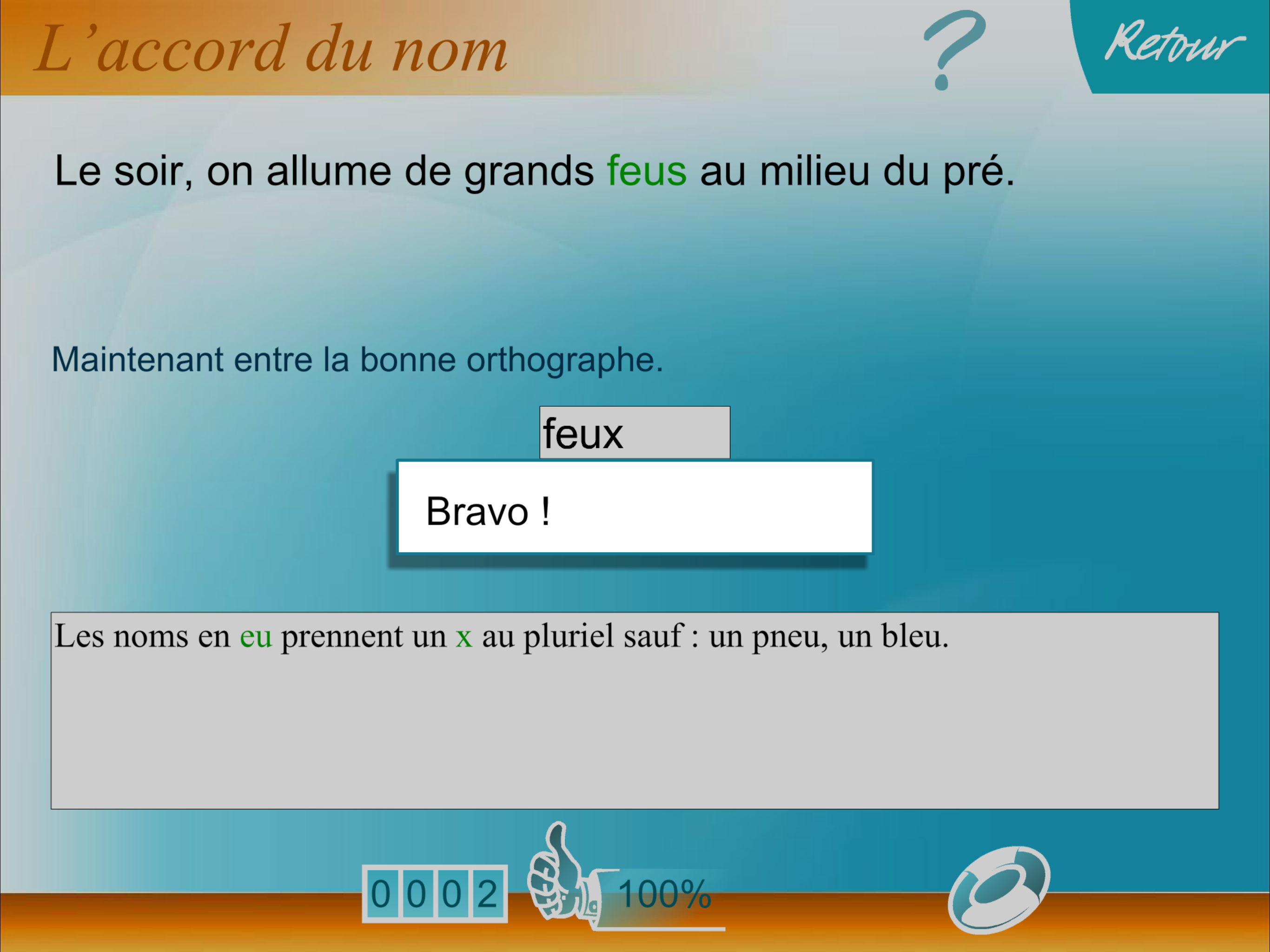 Orthographe CE2 screenshot 6