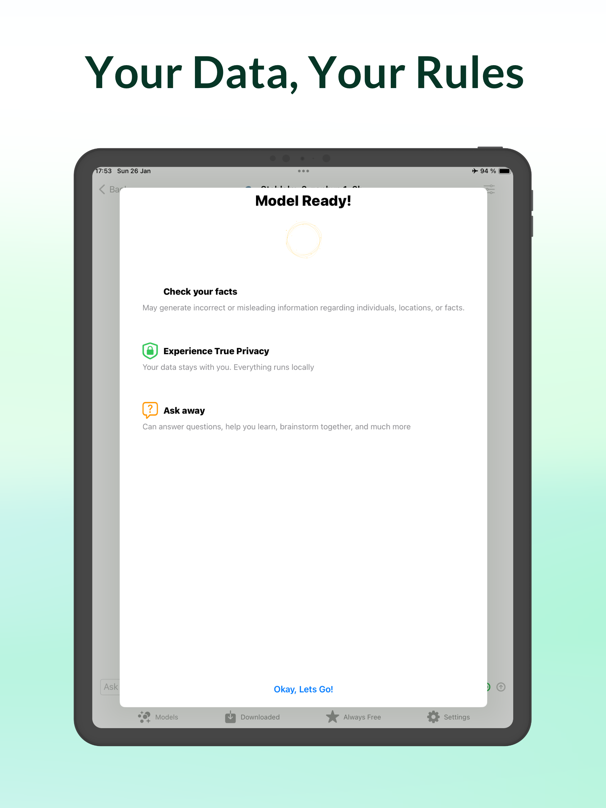 Privacy AI Offline Chat Bot