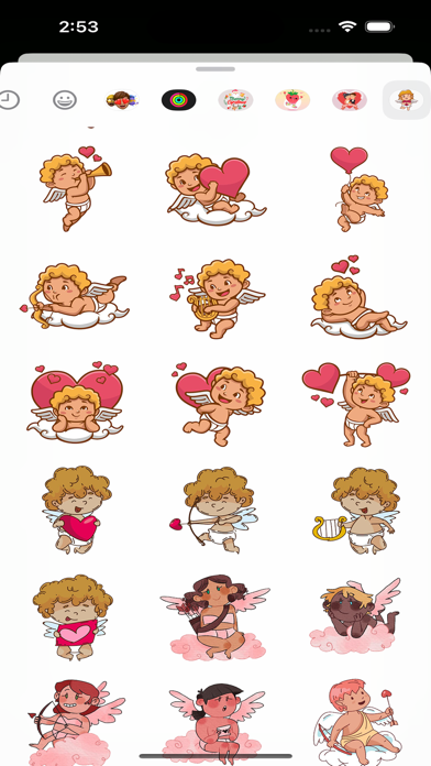 Sweet Angel Stickers Pack Screenshot