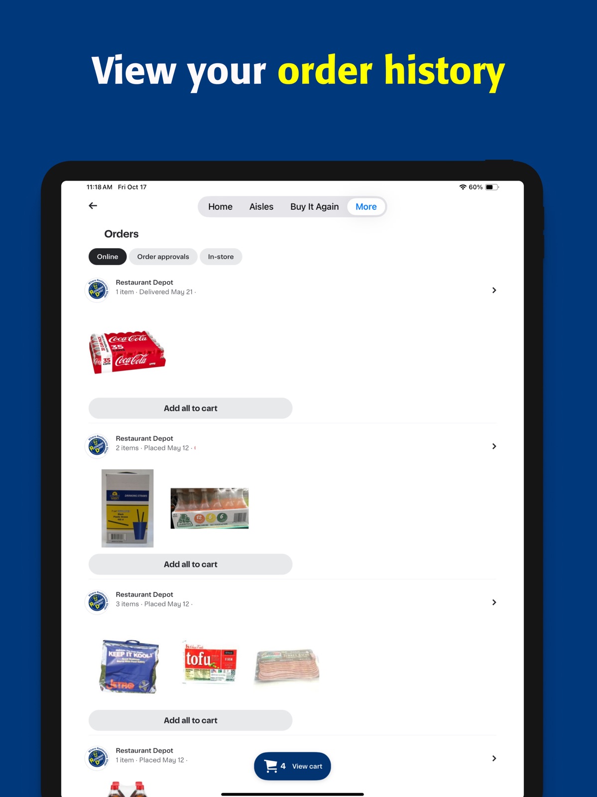 Restaurant Depot Mobile ipad screenshot 2