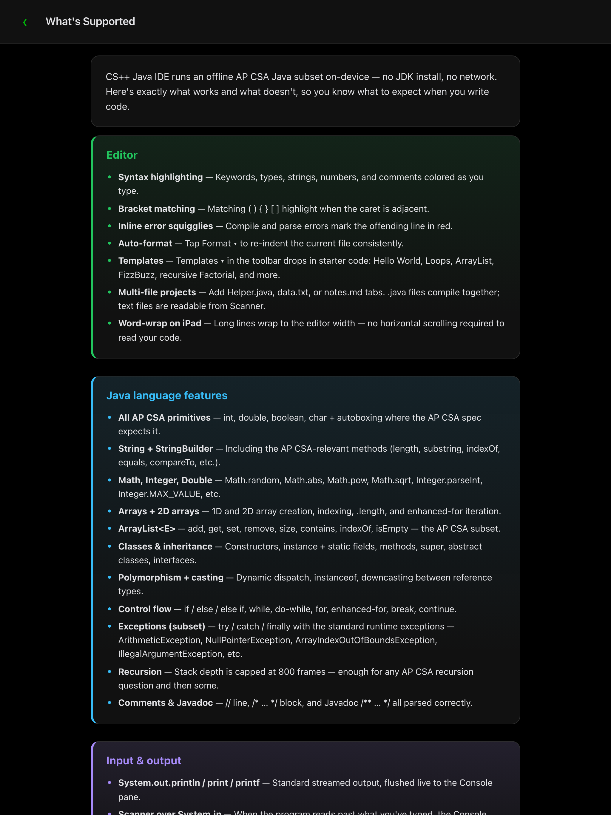 CS++ Java IDE