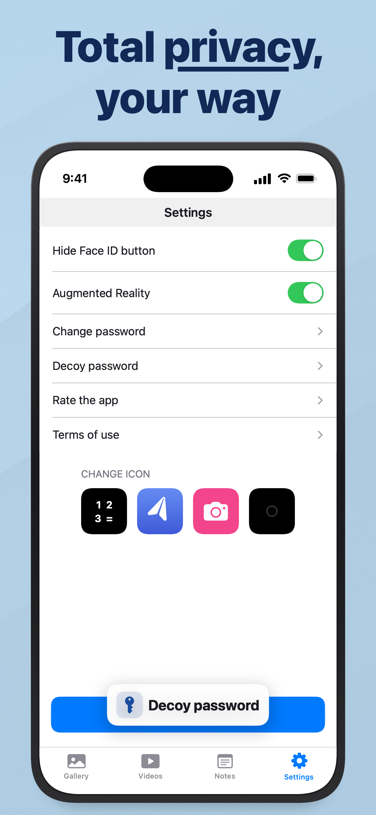 Secret Calculator Vault Photo screenshot 4