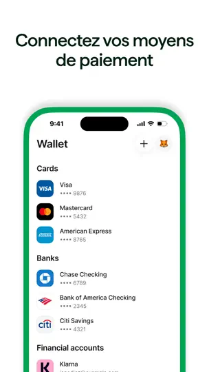 Capture d'écran de Link : Un Wallet Intelligent sur iPhone 2