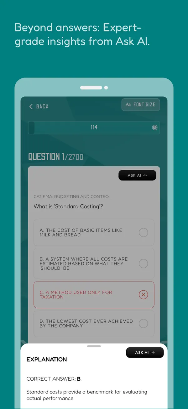 Screenshot #3 pour CAT Exam Prep 2026: with AI