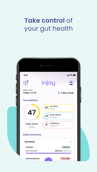 Injoy: Gut Health Guide Screenshot