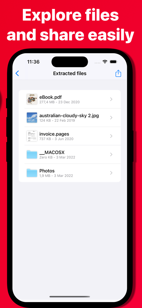 Unzip Extractor - zip, rar, 7z screenshot 2