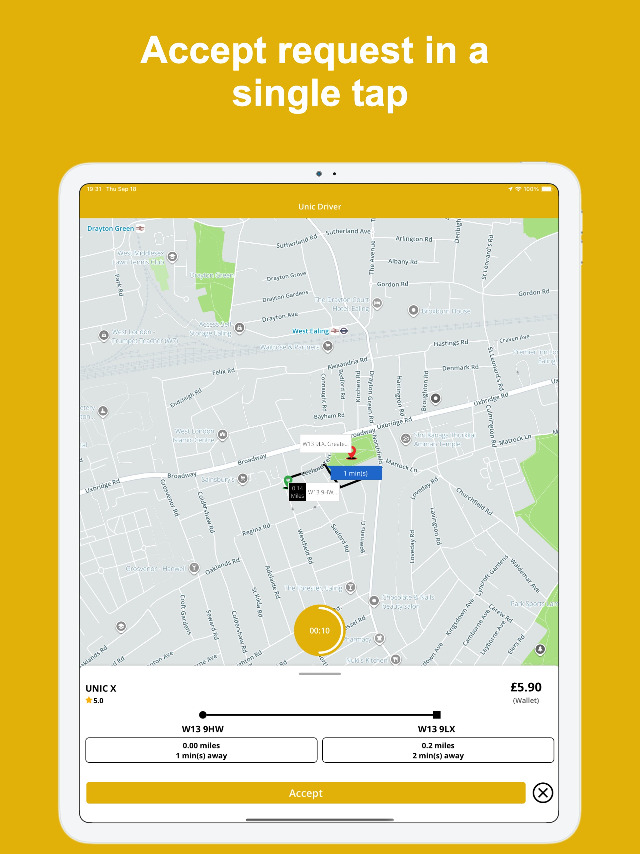 Unic Driver – Drive & Earn