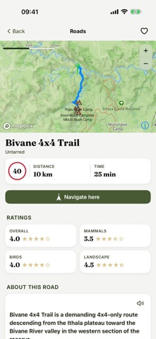 Ithala Safari: Map & Guide Screenshot 5 of 10
