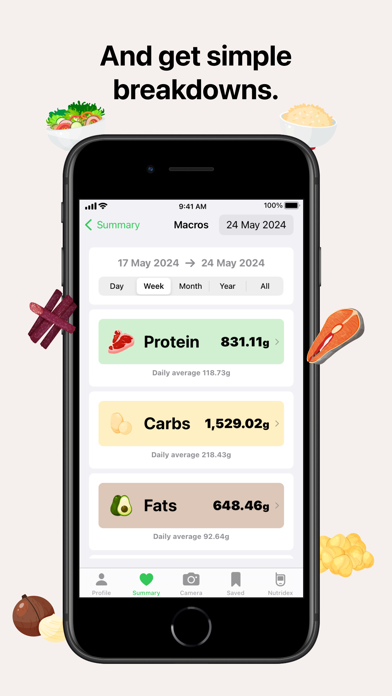 Nutrify: Whole Food Tracker Screenshot