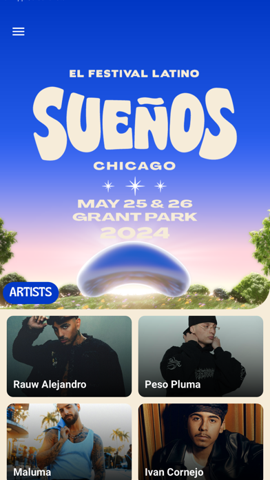Sueños Music Festival Screenshot 1 - AppWisp.com Sueños Music Festival Screenshot 1 - AppWisp.com