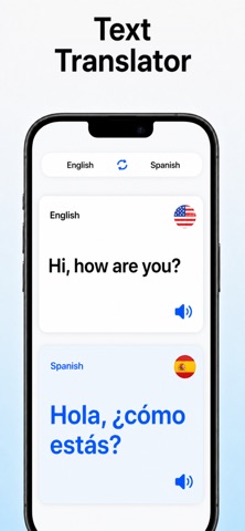 Voice Translator: Live AI iPhone screenshot