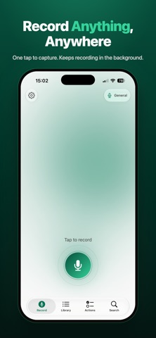 Talkraft: AI Voice Notes Screenshot 1 of 5