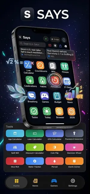 Says: Daily Planner & Routine screenshot 1