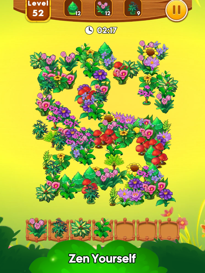 Zen Garden Flower Match