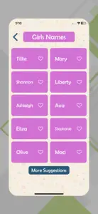 Baby Names Generator App screenshot #3 for iPhone