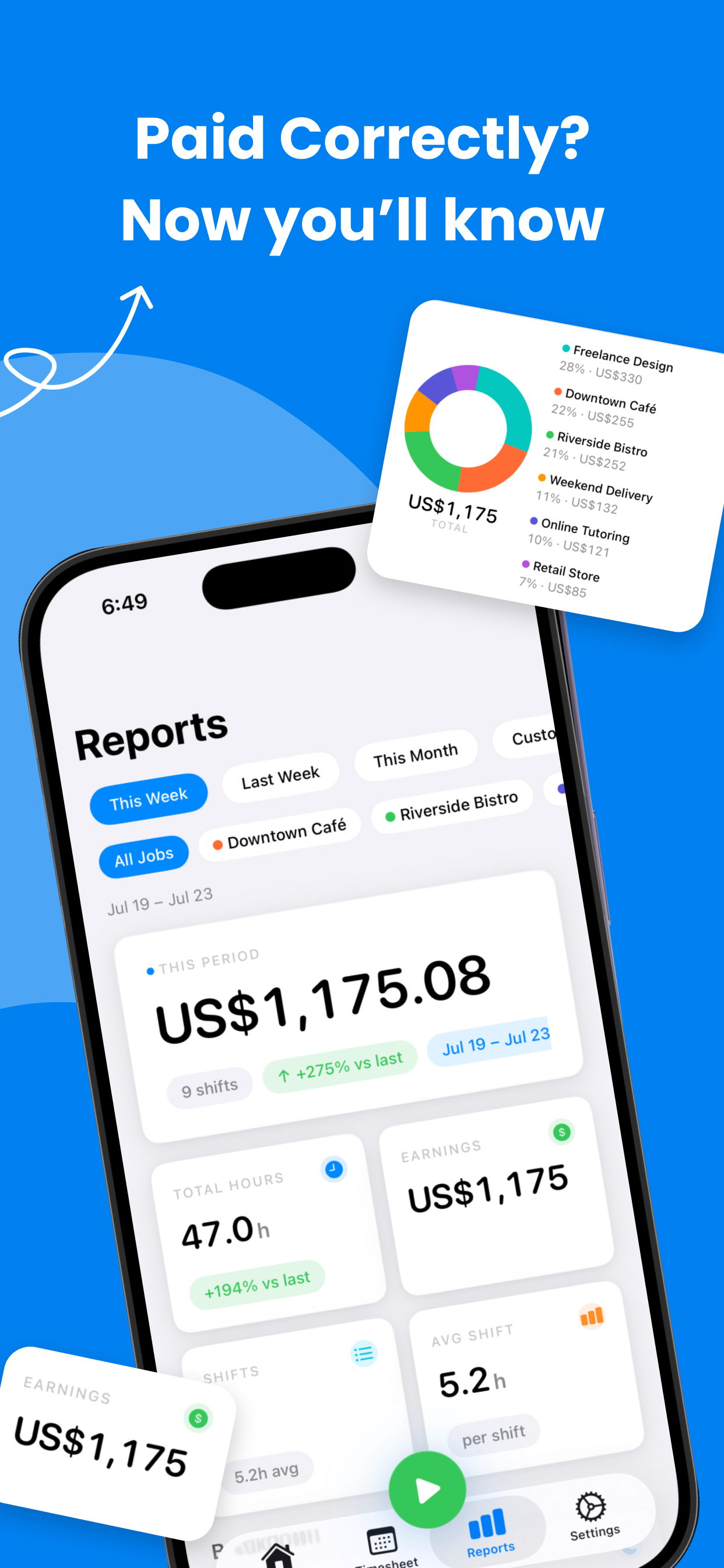 ShiftWallet: Check My Paycheck screenshot 3