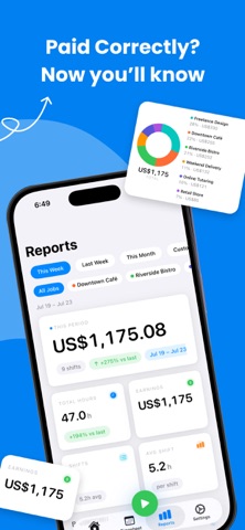 ShiftWallet: Hours & Paycheck Screenshot 3 of 9