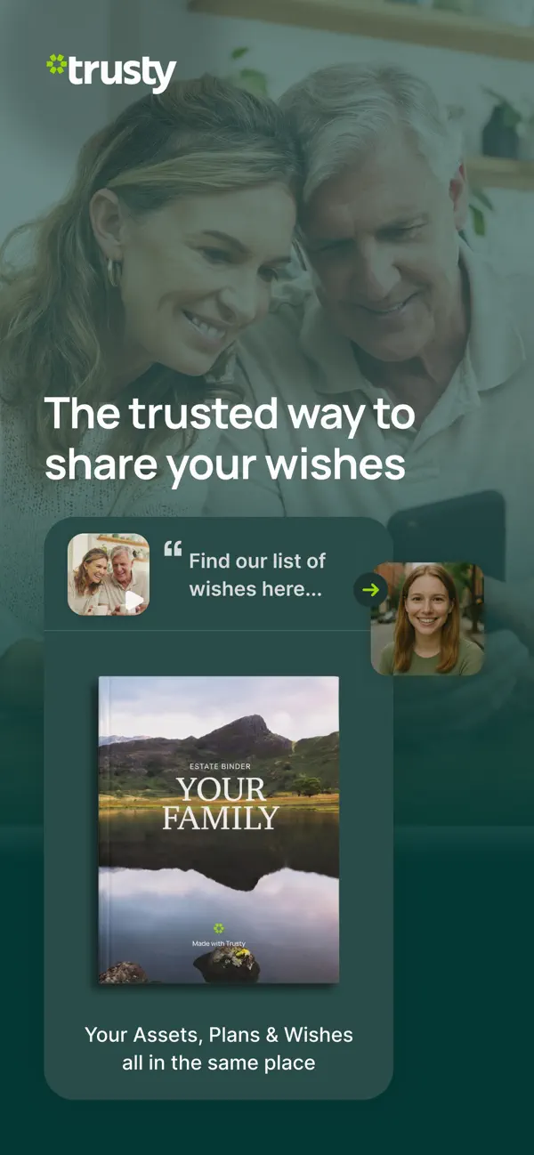 Screenshot #1 pour Trusty—The Estate Binder App