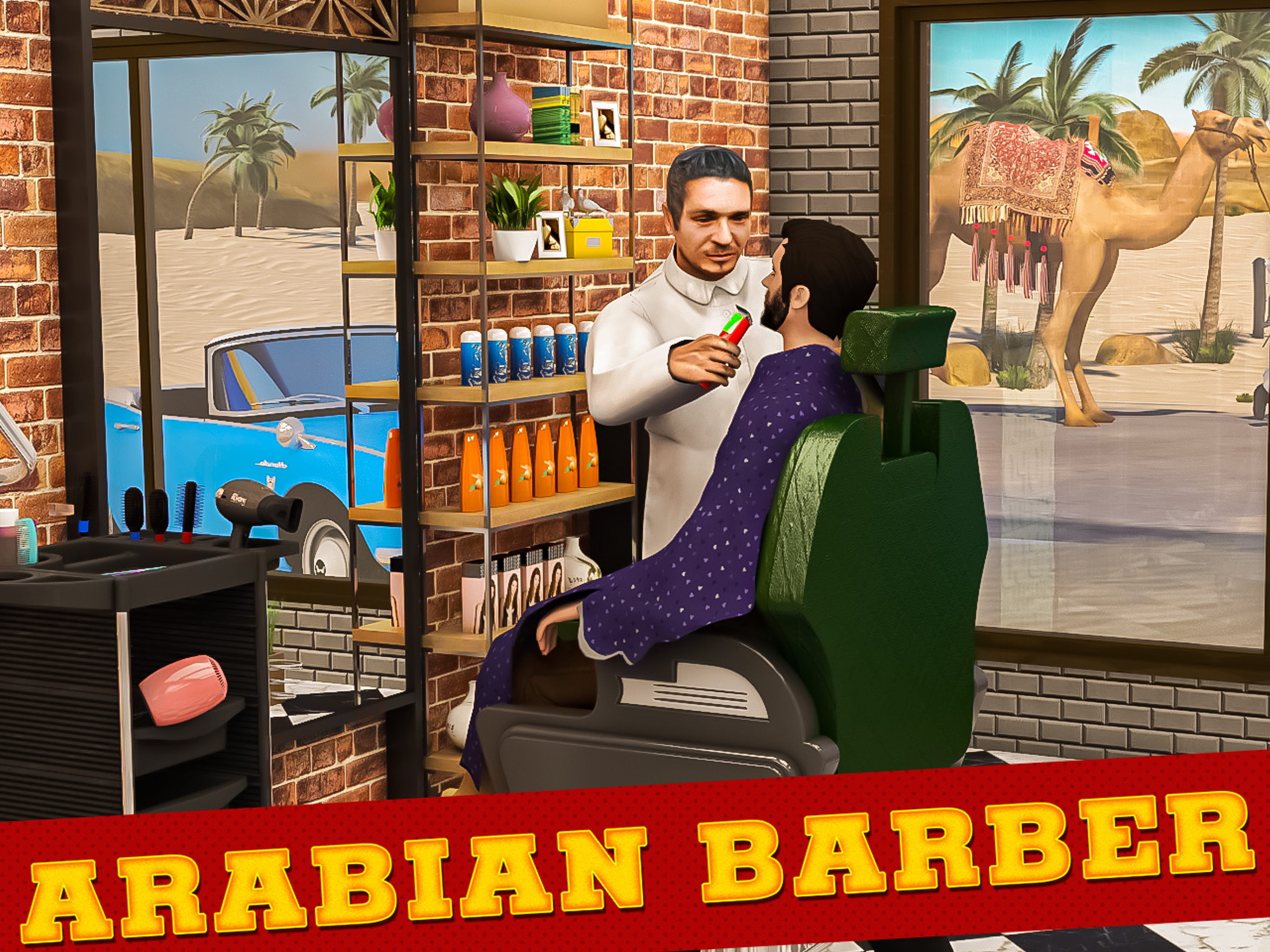 Barber Shop Hair Cut Sim Games