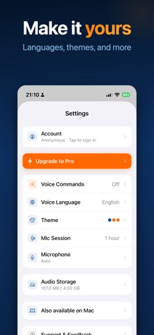 Speak-Y Voice Notes & Meetings Screenshot 8 of 8