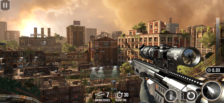 #5. Sniper Strike: Shooting Games (iOS) Bởi: Mobile Gaming Studios