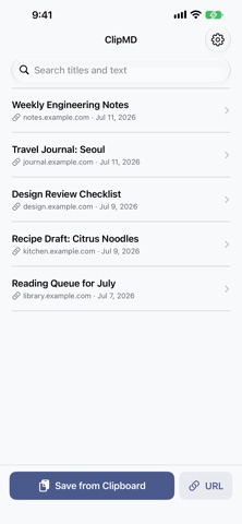 ClipMD screenshot