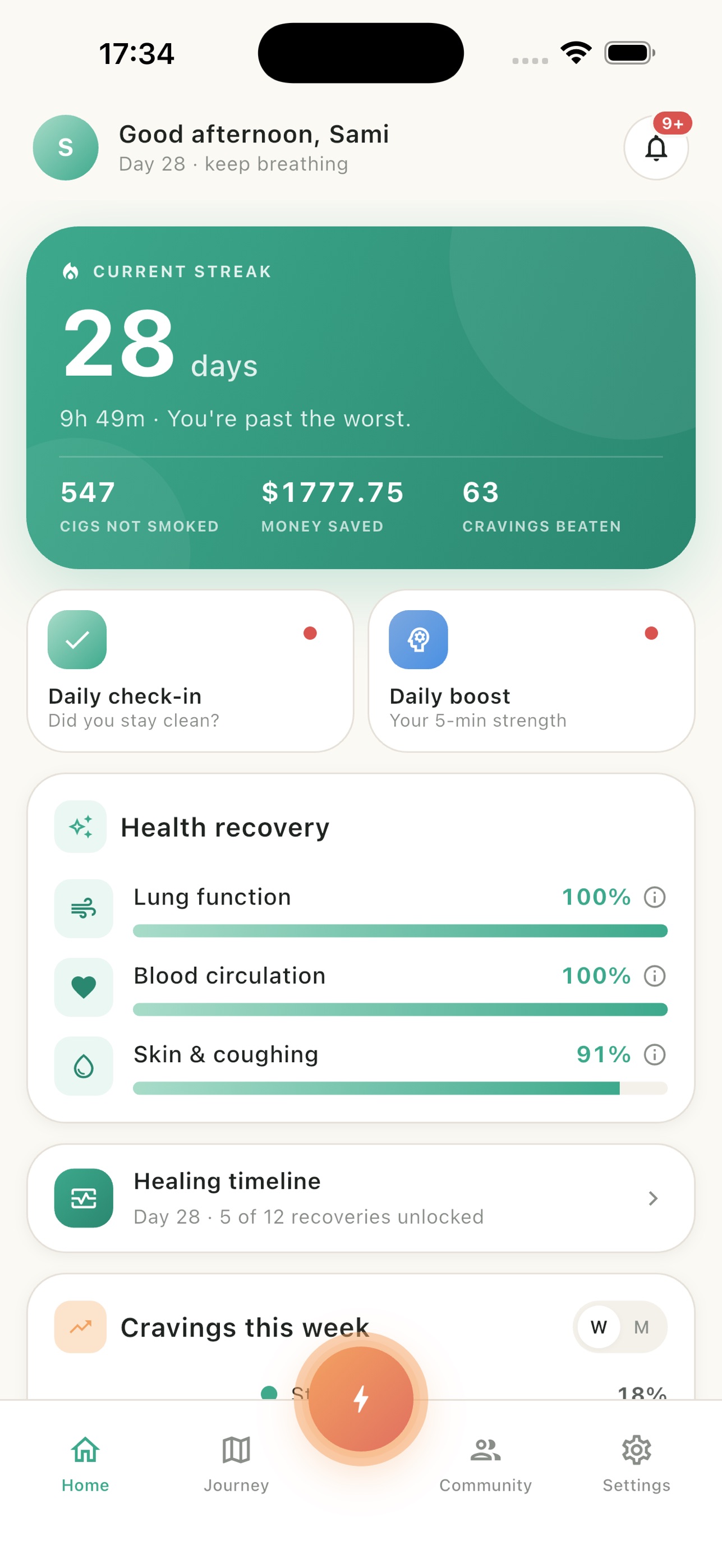 Screenshot 5 of PurePuff: Quit Smoking