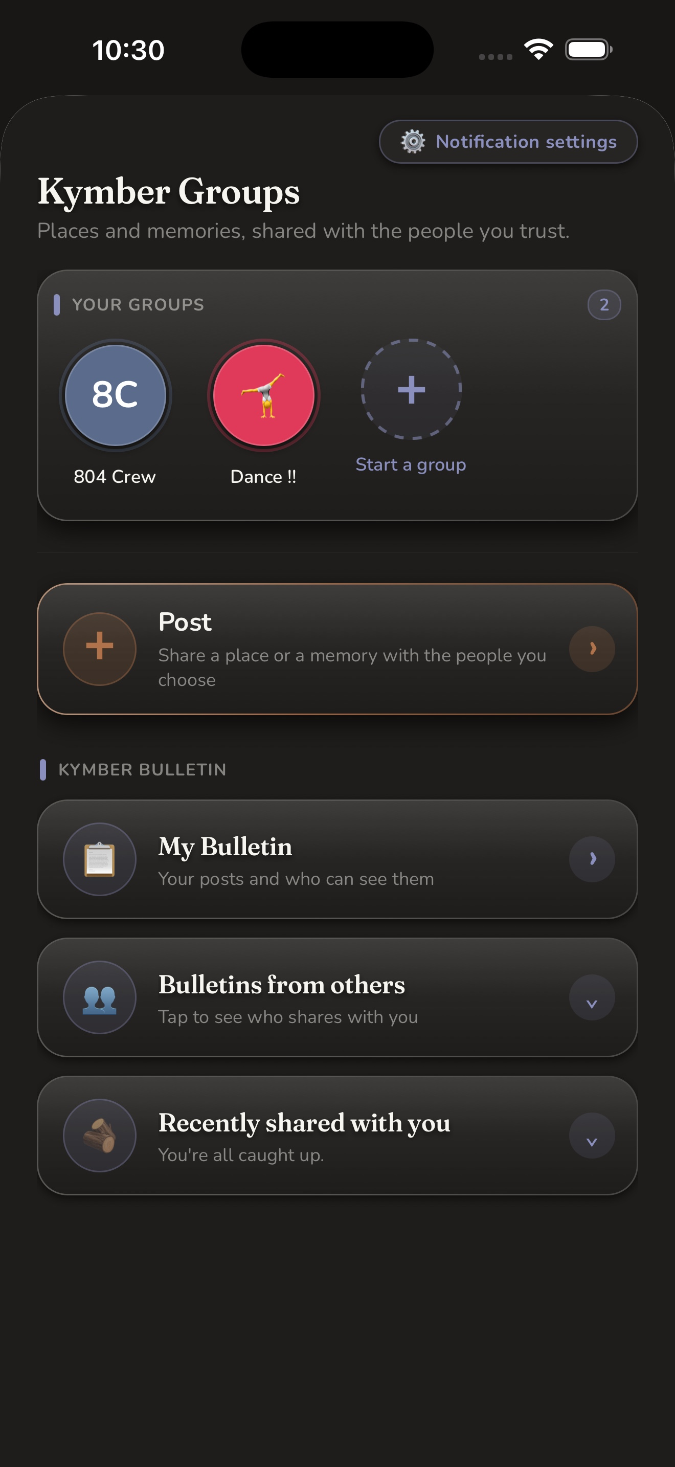 Kymber: Location Sharing & SOS screenshot 4
